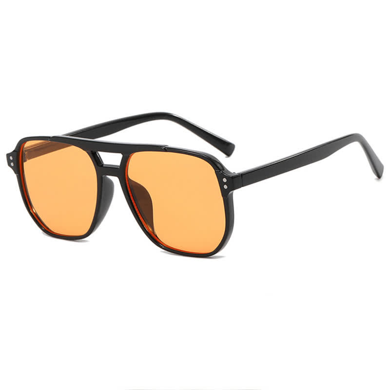 Spykay™ SG60735 Vintage Double Bridges Tinted Aviator Sunglasses - image 35