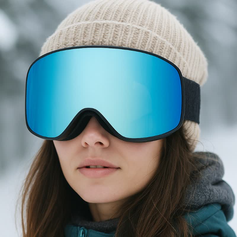 Spykay™ SG60981 Large Frame Anti Fog Over Glasses Ski Goggles for Men Women  - Blue - image 2