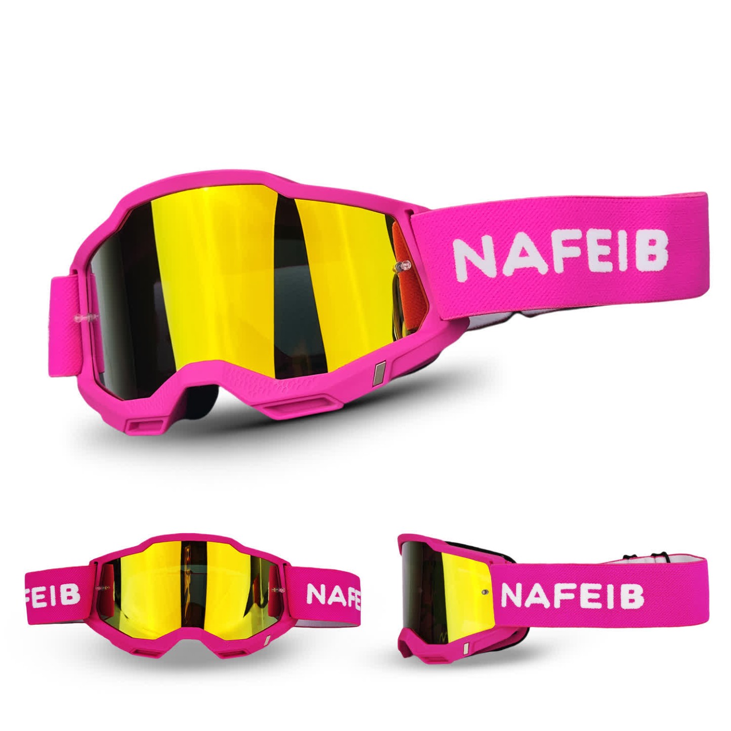 Spykay™ SG61041 Unisex Outdoor Windproof  Ski Goggles,Off-Road Riding Goggles, Motorcycle Goggles - Rose/Red - image 6