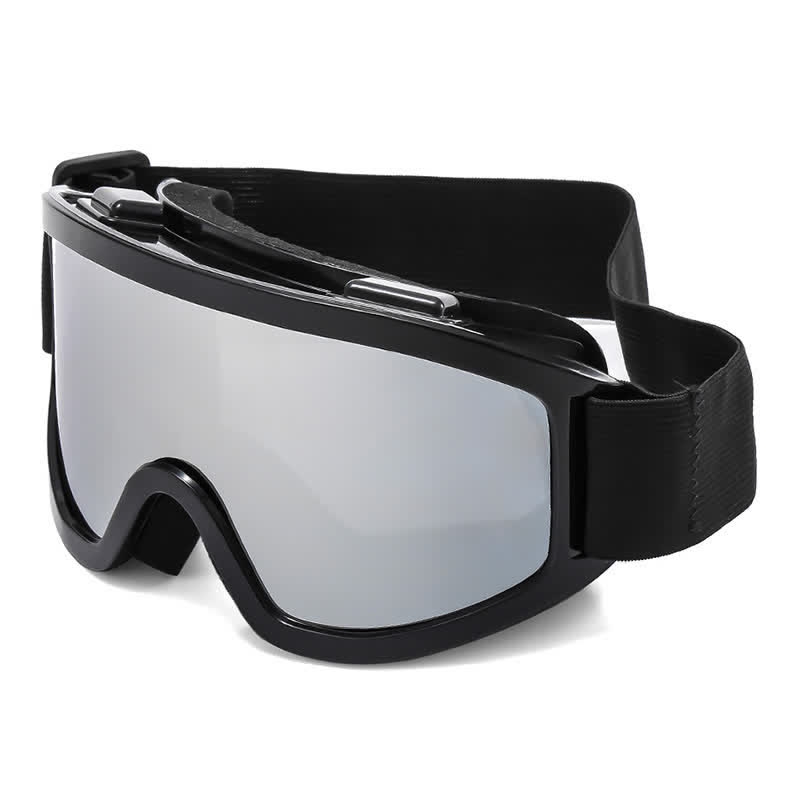 Spykay™ SG61045 Winter Unisex Windproof Motorcycle Goggle, Ski Goggles For Outdoor Activities - Black/Silver - image 2