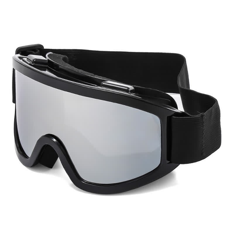 Spykay™ SG61045 Winter Unisex Windproof Motorcycle Goggle, Ski Goggles For Outdoor Activities - Black/Silver - image 2