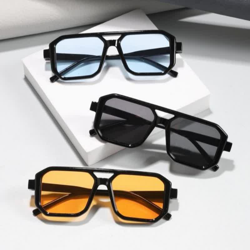 Spykay™ SG60742 Double Bridges Geometric Frame Driving Sunglasses - image 4