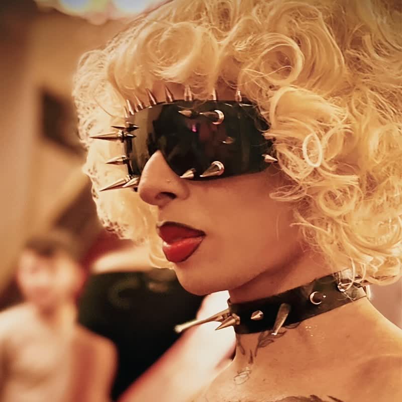 Spykay™ SG60834 Rivet Decor Y2K Cyberpunk Hipster Sunglasses - image 4