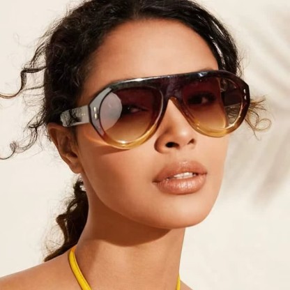 Spykay™ SG60756 Women's Hipster Aviator Sunglasses - Brown - image 6