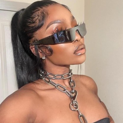 Spykay™ SG1026 Frameless Sunglasses Futuristic Women's Punk Sports Sunglasses Rimless Fashion Sunglasses - image 13