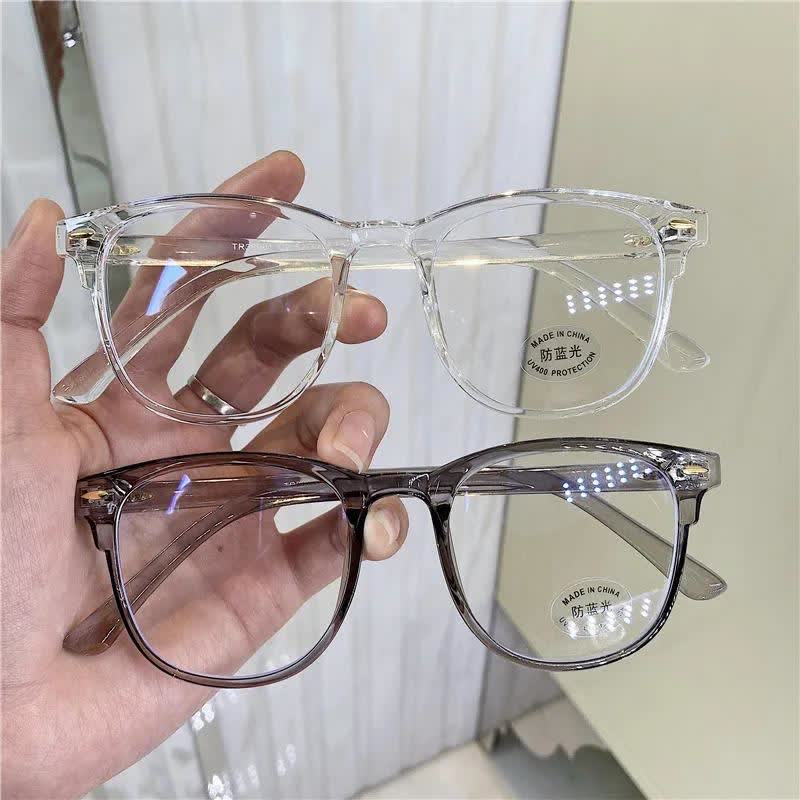 Spykay™ EG26666 Unisex Anti-blue Light Transparent Square Frames Simple Eyeglasses - image 1