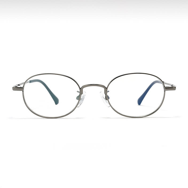 Spykay™ EG26933 Titanium Oval Frame Retro Anti-blue Light Glasses - image 3