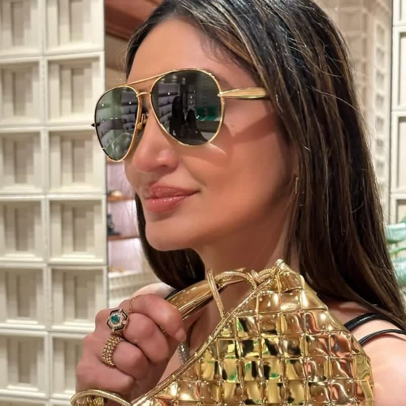 Spykay™ SG60665 Vintage Double Bridges Aviator Frame Sunglasses - image 24