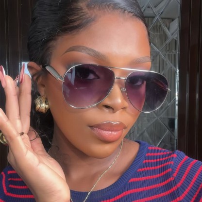 Spykay™ SG60665 Vintage Double Bridges Aviator Frame Sunglasses - image 32