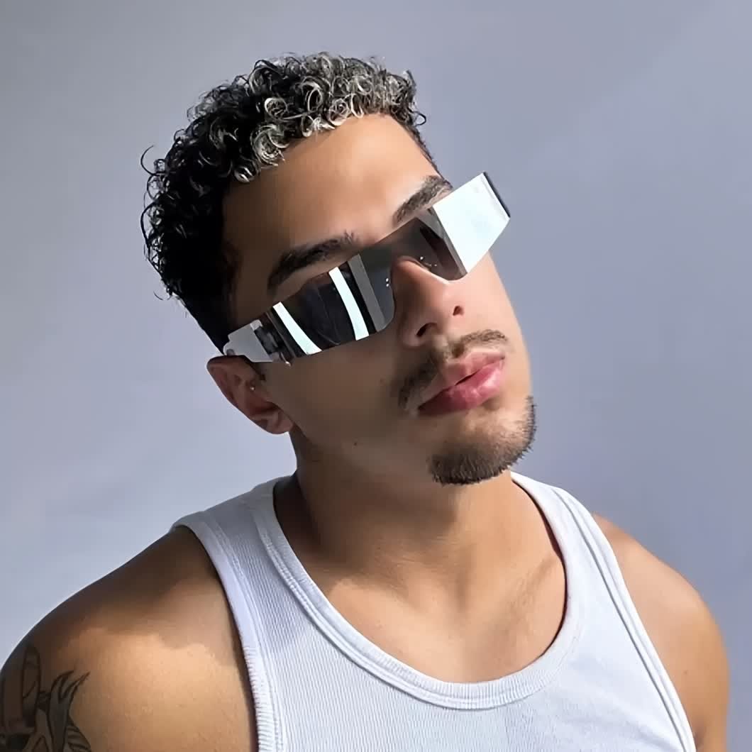 Spykay™ SG1026 Frameless Sunglasses Futuristic Women's Punk Sports Sunglasses Rimless Fashion Sunglasses - image 8