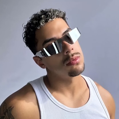 Spykay™ SG1026 Frameless Sunglasses Futuristic Women's Punk Sports Sunglasses Rimless Fashion Sunglasses - image 8