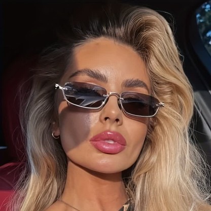 Spykay™ SG60874 Trendy Semi-Rimless Rectangle Frame Sunglasses - image 6