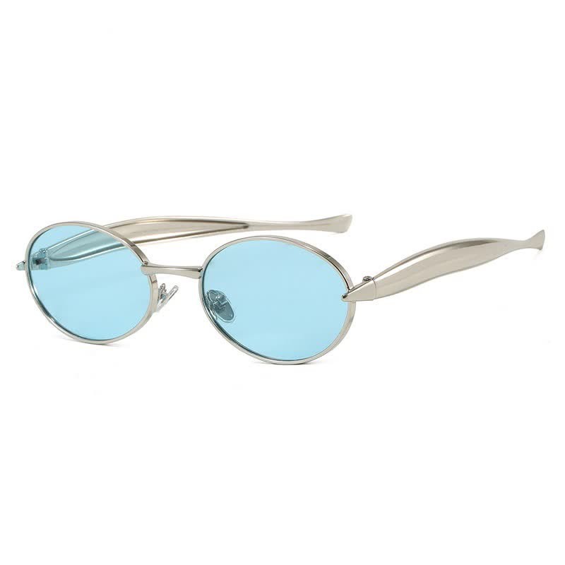 Spykay™ SG61050 Unisex Vintage Oval Frame Sunglasses - image 24