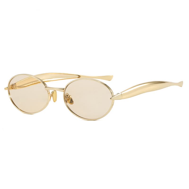 Spykay™ SG61050 Unisex Vintage Oval Frame Sunglasses - image 12
