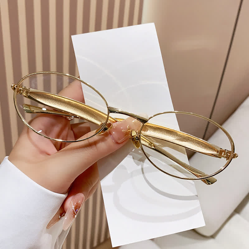 Spykay™EG26937 Unisex Vintage Oval Frame Glasses – spykay