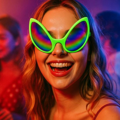 Spykay™ SG60975 Halloween Funny Alien Sunglasses for Party&Outdoor Activities - Green/Multicolor - image 3