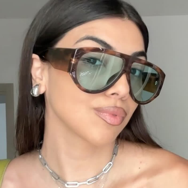 Spykay™ SG60677 Vintage Oversized Frame Aviator  Sunglasses - image 1