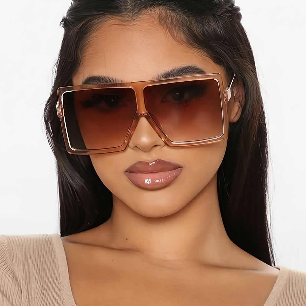 Spykay™ SG60998 Square Oversized Frame Fashion Sunglasses - Champagne - image 18