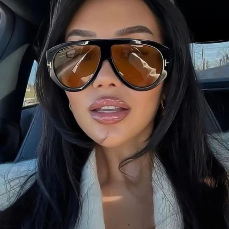 Spykay™ SG60664 'T' Design Toad Frame Aviator Sunglasses - image 5