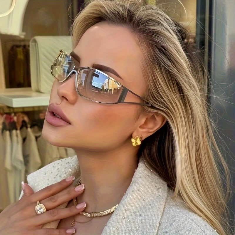 Spykay™ SG60760 Y2K Hollow Out Temples Retro- Vintage Sunglasses - image 3