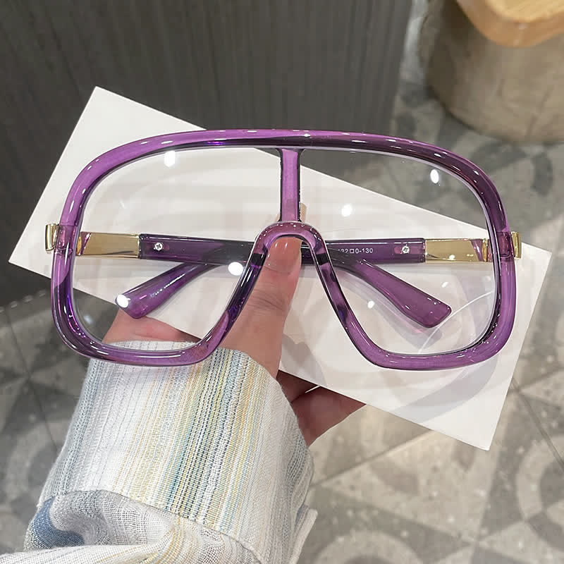 Spykay™ EG26824 Flat Top Double Bridges Oversized Trendy Aviator Glasses - image 4