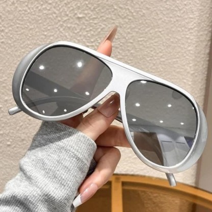 Spykay™ SG61015 Classic Oversized Fashion Aviator Sunglasses - Silver - image 22