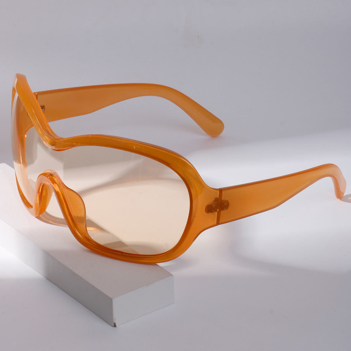 Spykay™ SG61053 Futuristic Punk-style Sports Face Mask, Y2k Trendy And Stylish All-in-one Protective Goggles Perfect For Street Photography - Orange - image 11