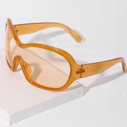 Spykay™ SG61053 Futuristic Punk-style Sports Face Mask, Y2k Trendy And Stylish All-in-one Protective Goggles Perfect For Street Photography - Yellow - image 14