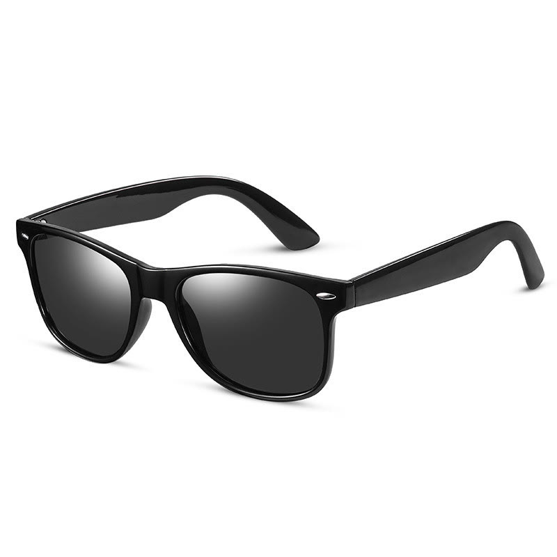 Spykay™ SG61078 Sun Protection Fashion Retro Sunglasses - Black/Gray - image 1