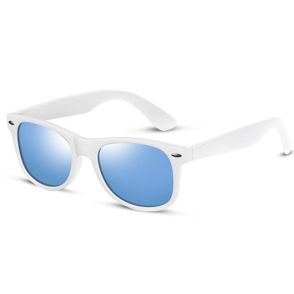 Spykay™ SG61078 Sun Protection Fashion Retro Sunglasses - White/Blue - image 4