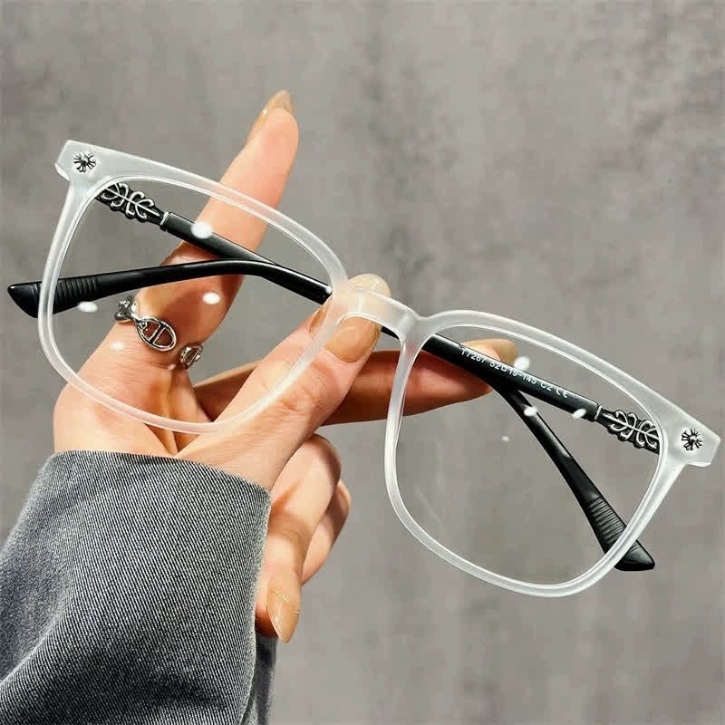 Spykay™ EG26912 Retro Classic Square Frame Anti-blue Light Glasses - White - image 18