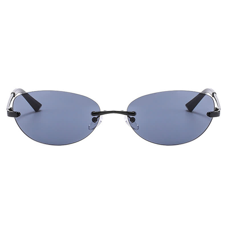 Spykay™ SG60667 Y2K Oval Frame Rimless Sunglasses - image 9