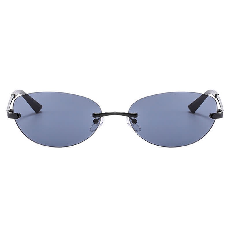 Spykay™ SG60667 Y2K Oval Frame Rimless Sunglasses - image 9