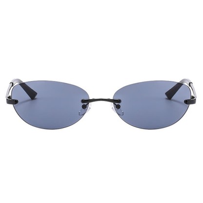 Spykay™ SG60667 Y2K Oval Frame Rimless Sunglasses - image 9