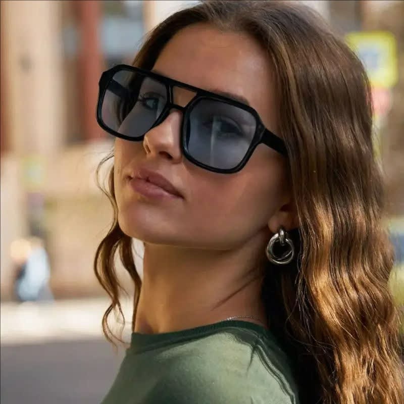 Spykay™ SG60718 Double Bridges Square Frames Retro-Vintage Sunglasses - image 18