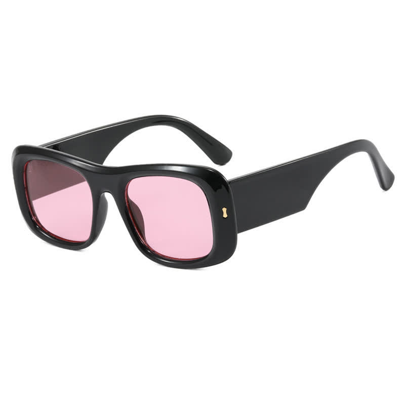 Spykay™ SG60905 Arrow Decor Square Frame Thick Sunglasses