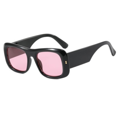 Spykay™ SG60905 Arrow Decor Square Frame Thick Sunglasses
