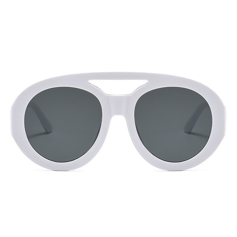 Spykay™ SG60741 Round Frame Double Bridges Oversized Aviator Sunglasses - image 14