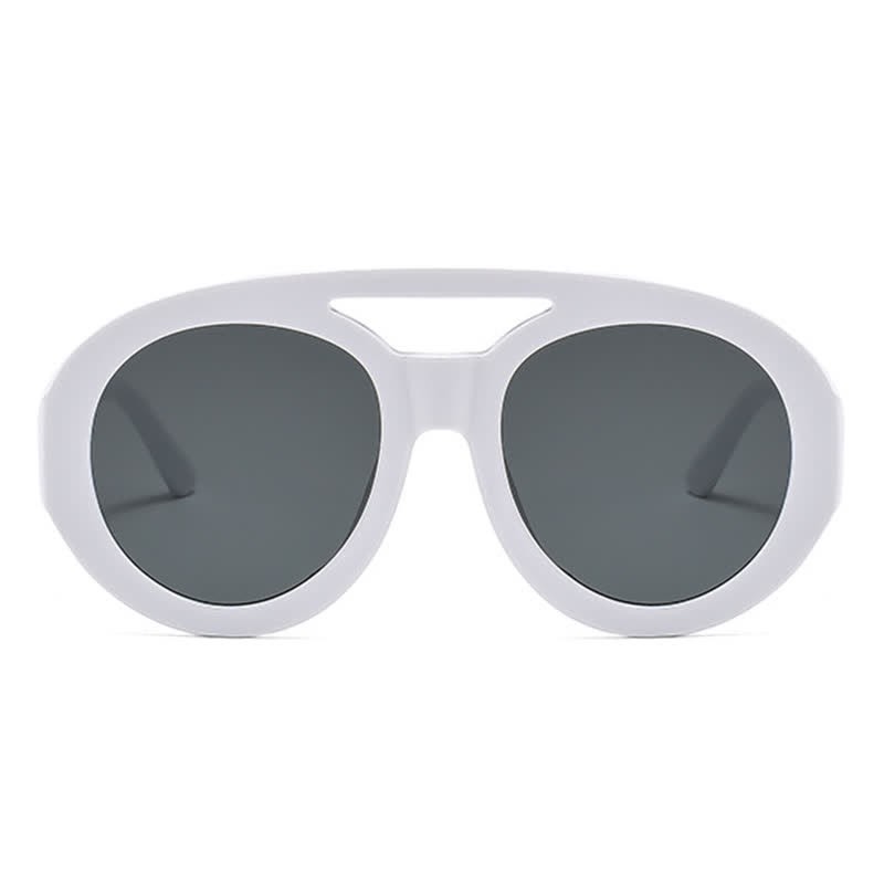 Spykay™ SG60741 Round Frame Double Bridges Oversized Aviator Sunglasses - image 14