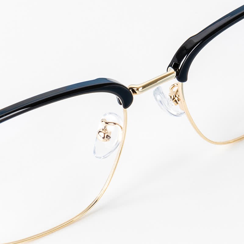 Spykay™ EG26924 Retro Gothic Cross Unisex Square Frame Anti-blue Light Browline Glasses - image 18