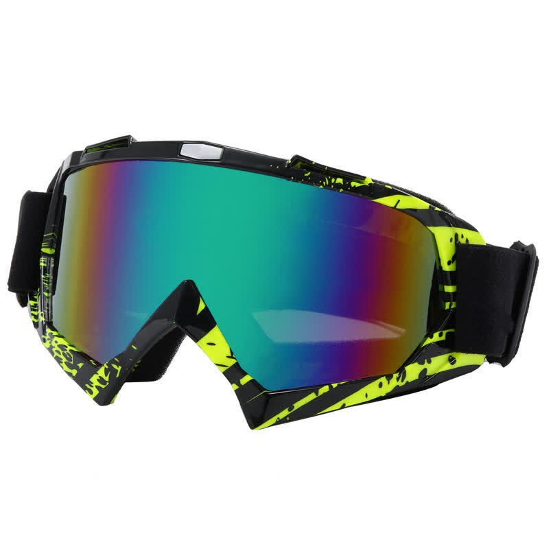 Spykay™ SG61023 Fit Over Glasses Unisex-Adult Anti Wind Ski Goggles for Outdoor Activities - Yellow/Green - image 8