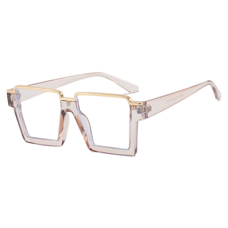 Spykay™ EG26785 Square Frame Trendy Semi-Rimless Anti-blue Light Glasses
