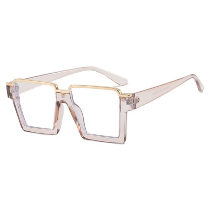 Spykay™ EG26785 Square Frame Trendy Semi-Rimless Anti-blue Light Glasses