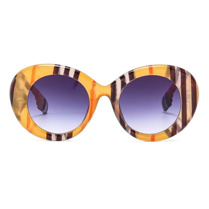 Spykay™ SG60829 Round Thick Frame Hipster Oversized Sunglasses