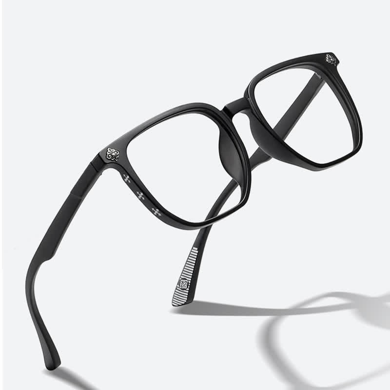 Spykay™ EG26911 Retro Classic Square Frame Anti-blue Light Chrome Hearts Glasses - image 7