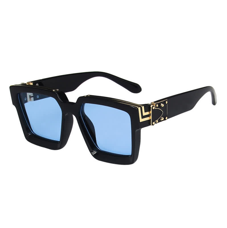 Spykay™ SG60705 Square Frames Hipster Oversized Sunglasses - Black/Blue - image 16
