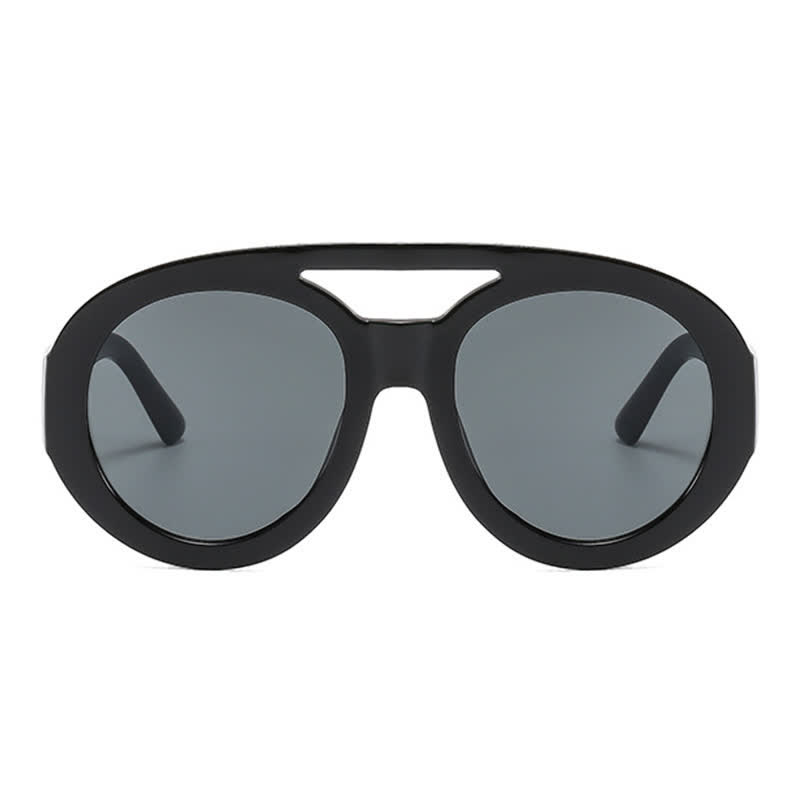 Spykay™ SG60741 Round Frame Double Bridges Oversized Aviator Sunglasses - image 11