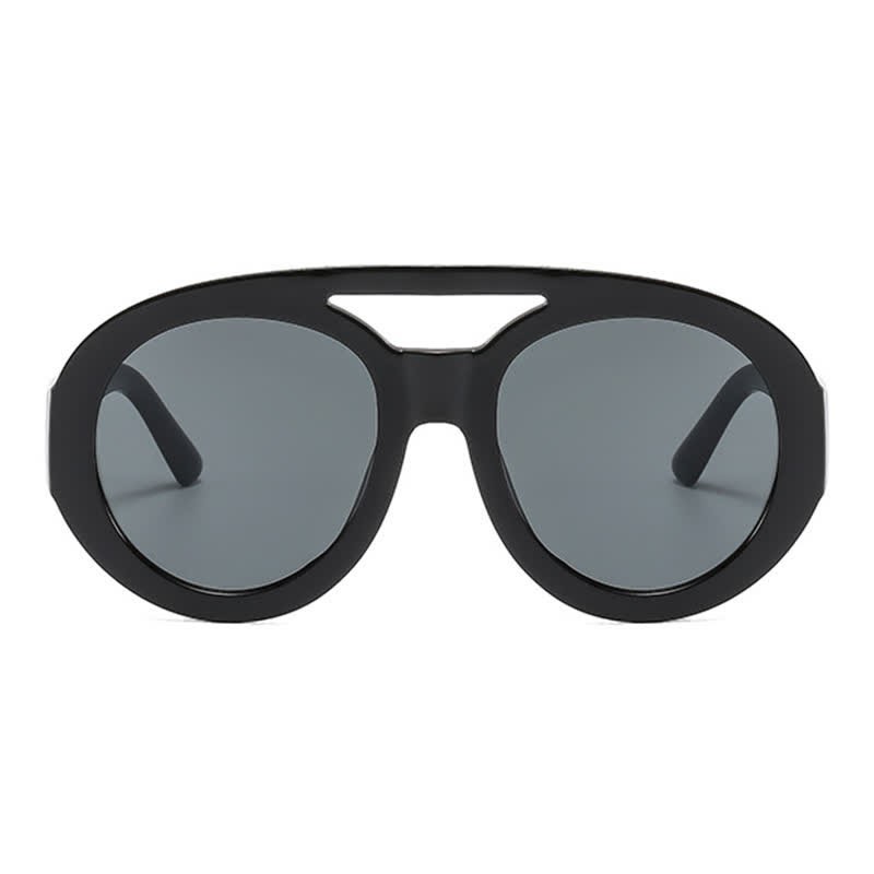 Spykay™ SG60741 Round Frame Double Bridges Oversized Aviator Sunglasses - image 11