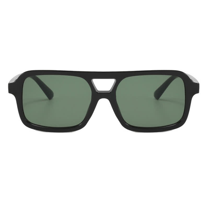 Spykay™ SG60851 Double Bridges Square Frame Retro Sunglasses