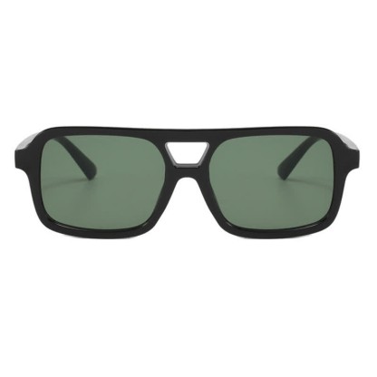 Spykay™ SG60851 Double Bridges Square Frame Retro Sunglasses